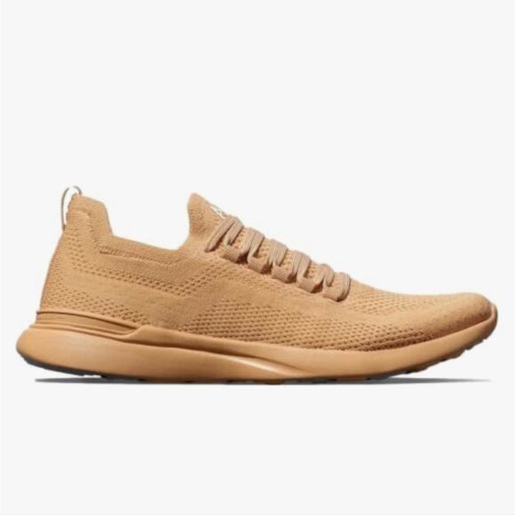 NEW APL Athletic Propulsions Lab Men's Techloom Breeze Tan Sneakers - Picture 3 of 16